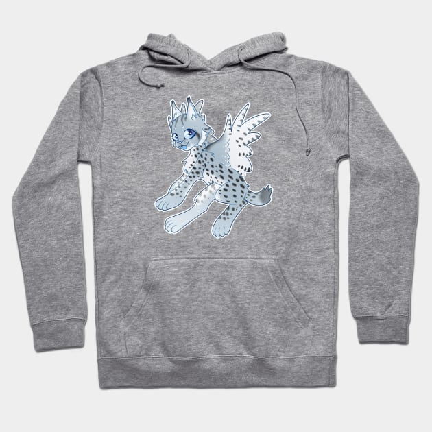 Winged Lynx Hoodie by zeann_art